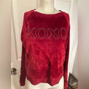 XOXO velour top S